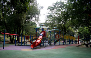 An empty children playground.